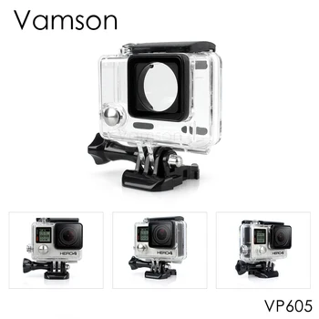 

Vamson for Go Pro Accessories Waterproof Case 60m Underwater Diving Shell Cover Housing Skeleton Frame for Gopro Hero 4 3+ VP605