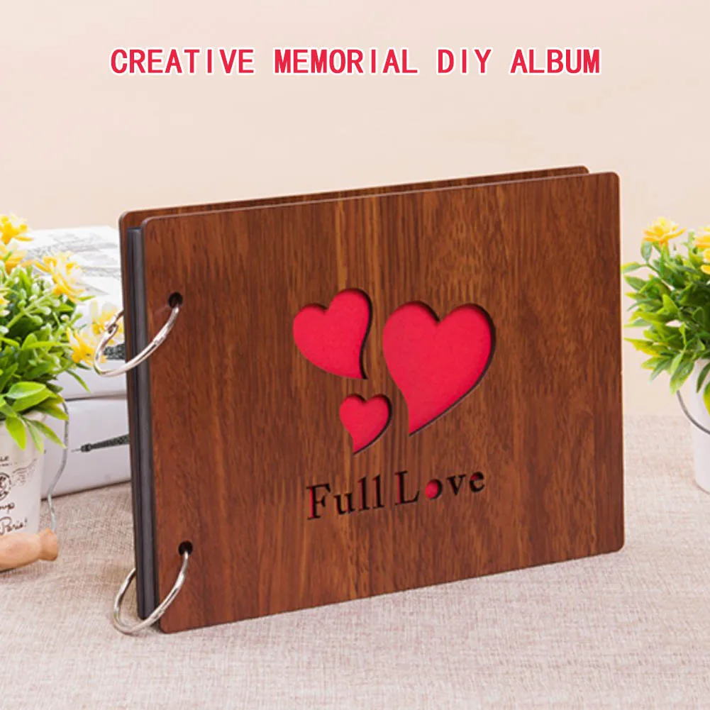 Buy Photo Albums Wood Cover Albums Handmade Loose leaf