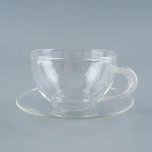 Набор хрустальных кружек с двойными стенками Кофейня эспрессо чашки кофейные чашки набор Китай многоразовые кружки для офиса общественного положения Дома кухни