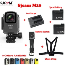 Original SJCAM M20 Wifi 30M Waterproof Sports Action Camera Sj Cam DV+2 Battery+Dual Charger +Remote Control Watch+Chest Strap