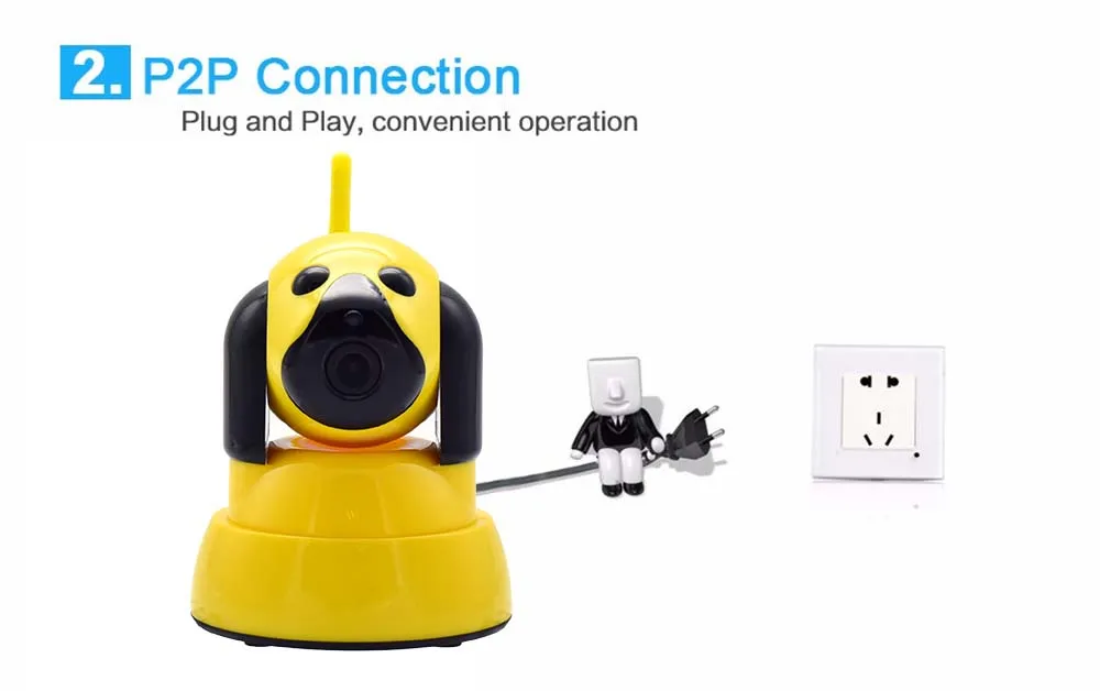 Wistino 720P Wireless IP Camera Motion Detection Home Baby Monitor IR Night Vision WiFi Camera Alarm Onvif Surveillance Security (9)