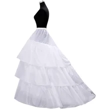 

White Black Wedding Dresses Petticoat Crinoline Slips Underskirts Train Tulle Half Slips Skirt Free Shipping 2020