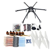 Folding Hexacopter Aircraft Unassembled Frame GPS Drone Kit with APM 2.8 Multicopter Flight Controller F10513-E