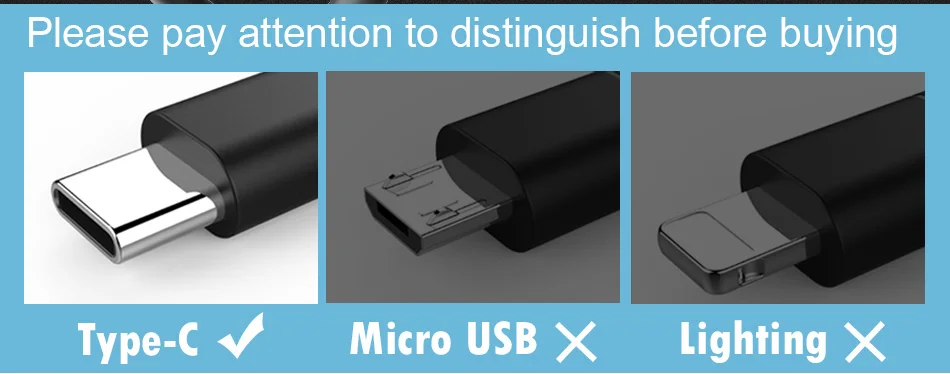 !ACCEZZ USB Cable Type C Charging Cable For Xiaomi 5 6 Samsung Gaxaly S8 S9 Plus Charger Cord For Oneplus 6 5 Fast Charge Cables (5)