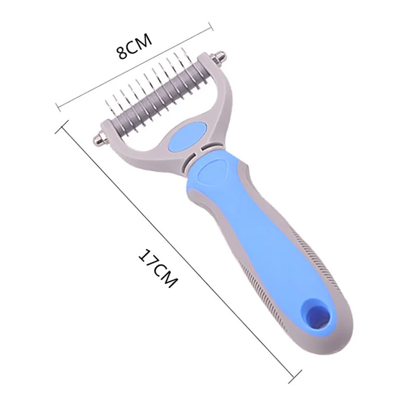 Rake Combs Dog Hair Remover Cat Brush Grooming Tools Clipper Attachment Pet Trimmer Combs for Cat Dog Cleaning Supplies 40DC25 (8)