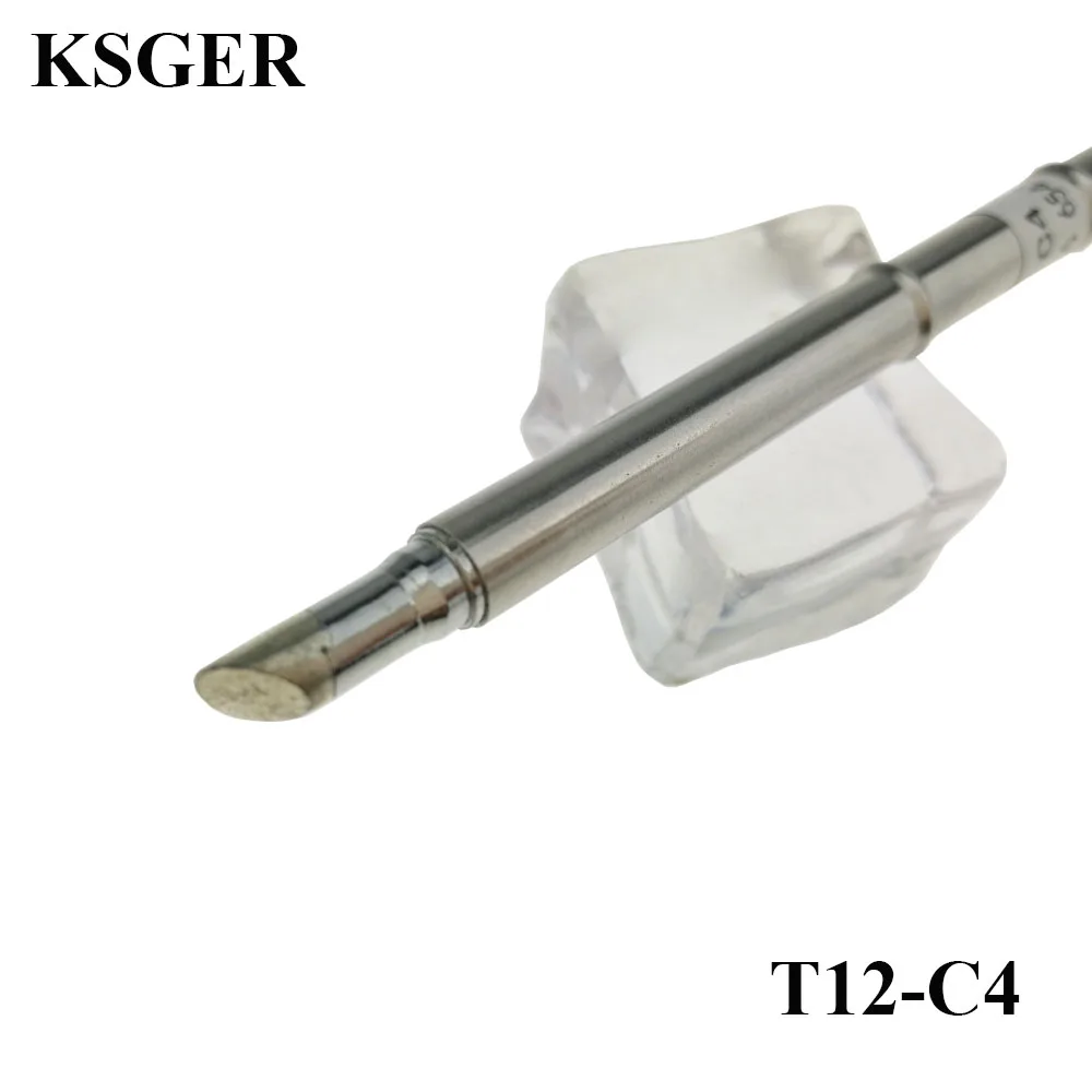 

KSGER T12-C4 Electronic Soldering Iron Tips 220v 70W Solder Welding Iron Tools For FX9501 and FM2028 Handle Soldering Station