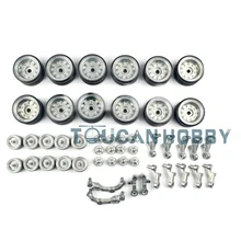 2,4 ГГц Henglong 1/16 M26 Першинг радиоуправляемая модель танка металлические опорные катки 3838 TH00223