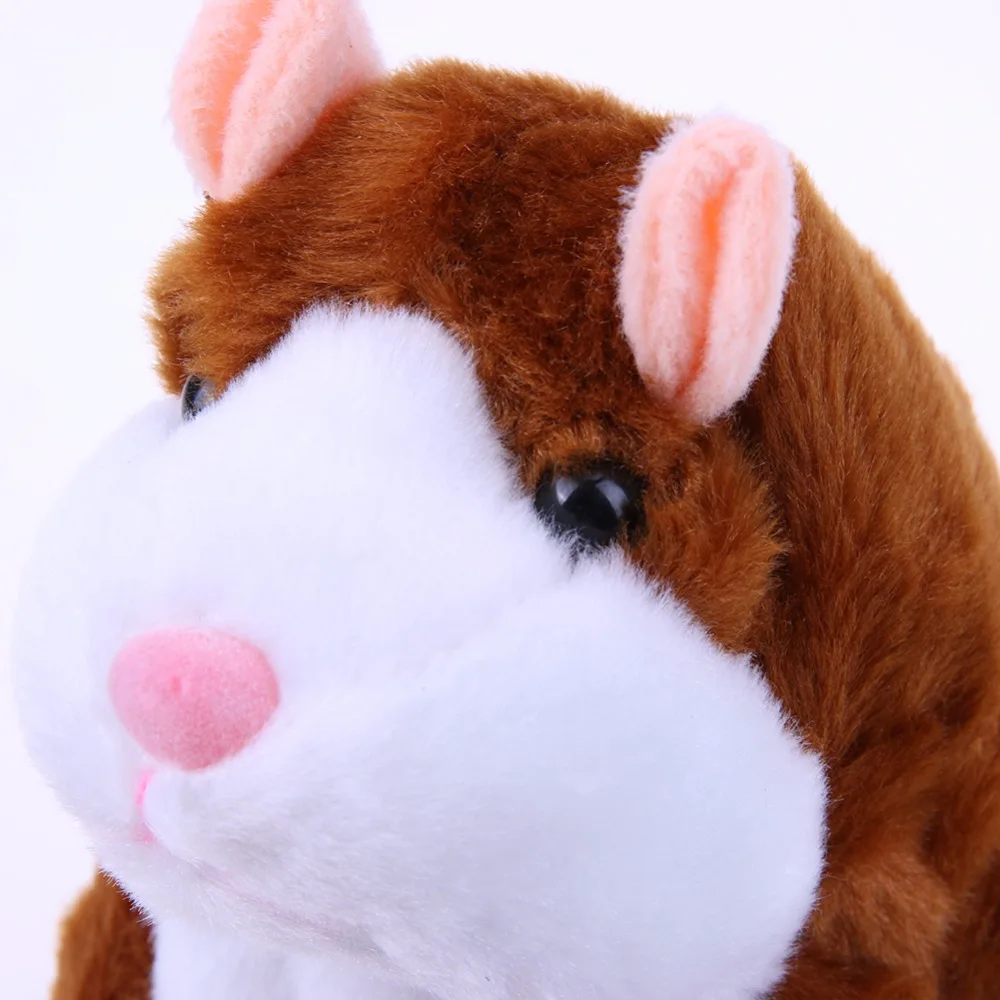 Lucu Berbicara Hamster Mainan Mewah Yang Indah Boneka Berbicara