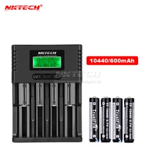 NKTECH H4 Смарт Батарея быстрое зарядное устройство 4CH Зарядные устройства для автомобиля для TrustFire 26650 18650 18500 18350 14500 10440 AAA обнаружение полярности