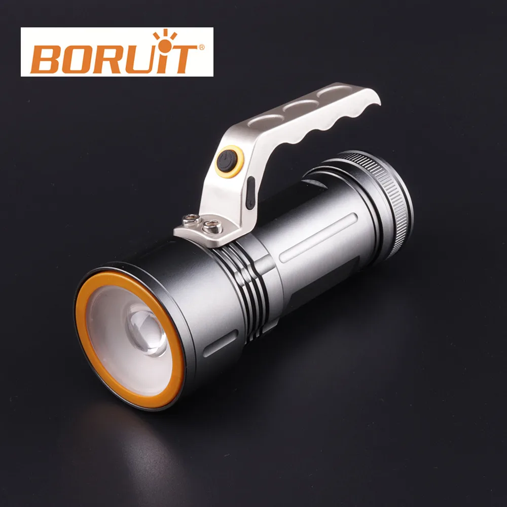

BORUIT Lamp XML T6 Linterna LED Flashlight 3 Modes High Power Lantern Zoomable Hand Torch Light For Camping Fishing Hunting