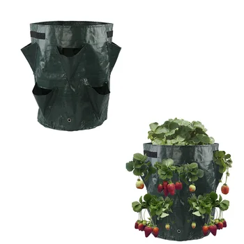 

Potato Strawberry Planter Bags For Growing Potatoes Outdoor Vertical Garden Hanging Open Style Vegetable Planting Grow Bag