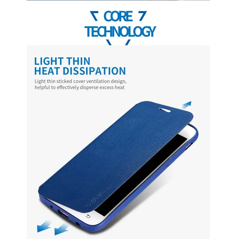 Ультратонкий флип-чехол X-level из ТПУ для samsung Galaxy A310 A510 S10 S10Plus Note9 чехол KS0114