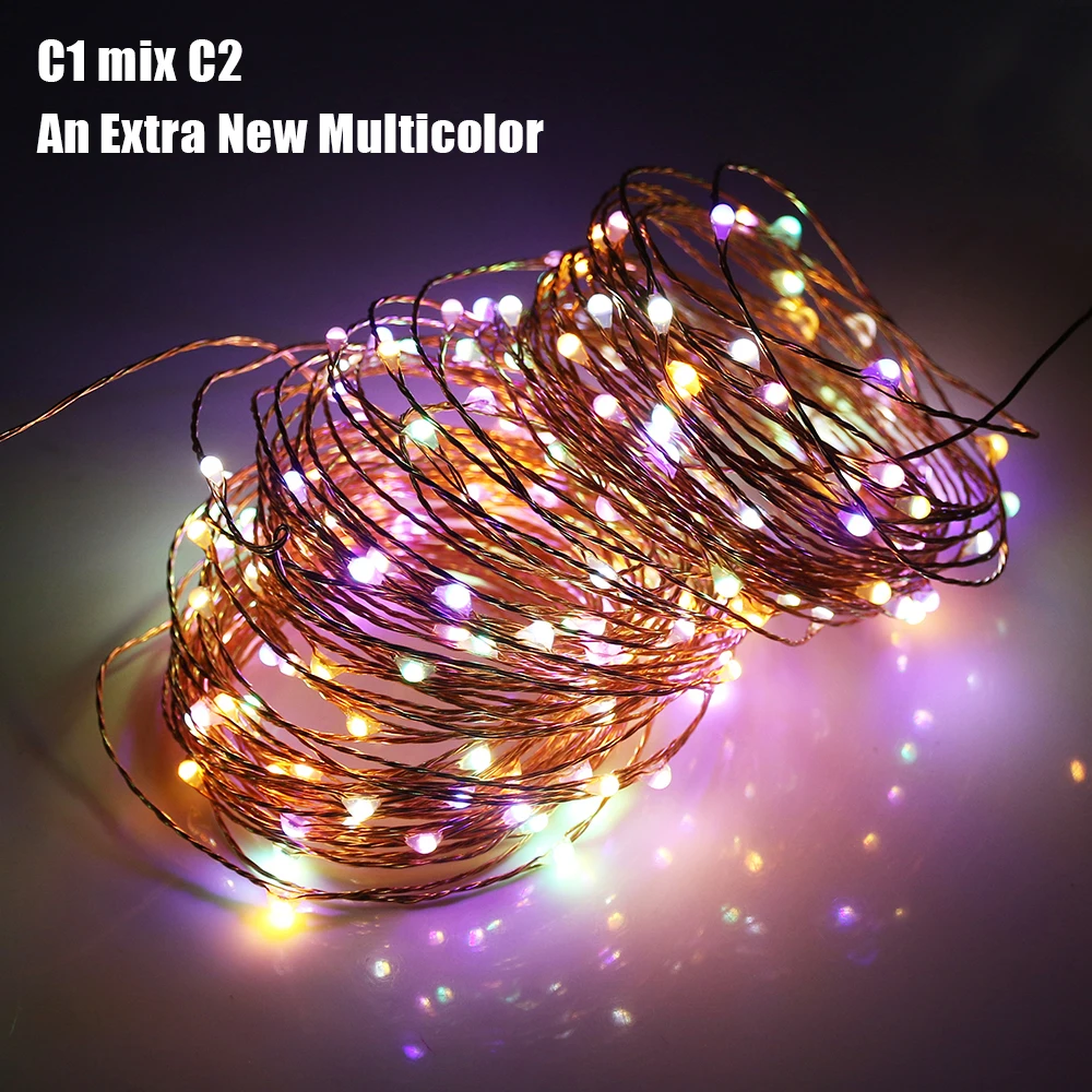 Dual-Color-30M 300LEDs Copper Wire LED String Lights Starry Lights For wedding Fairy Lights+UL CE Certified (US/EU/UK)Adapter Dual-Color-30M 300LEDs Copper Wire LED String Lights Starry Lights For wedding Fairy Lights+UL CE Certified (US/EU/UK)Adapter