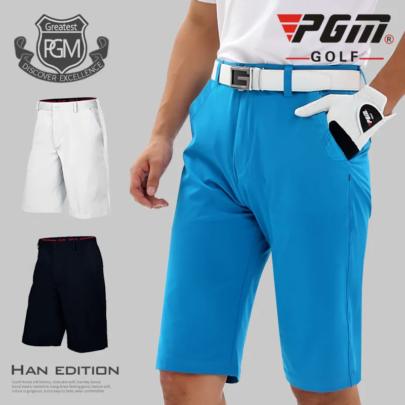 Новые PGM Аутентичные брюки для гольфа мужские шорты идеальные плоские мужские шорты летние тонкие сухие подходят дышащие Masculino XXS-XXXL