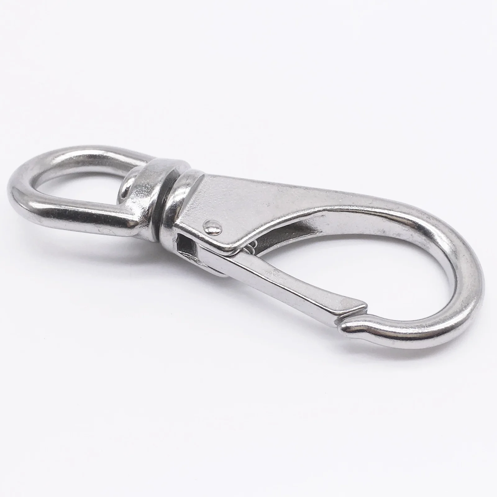 3 / M7 Stainless Steel Swivel Snap Hook Silver Colorin Hooks from Home Improvement on