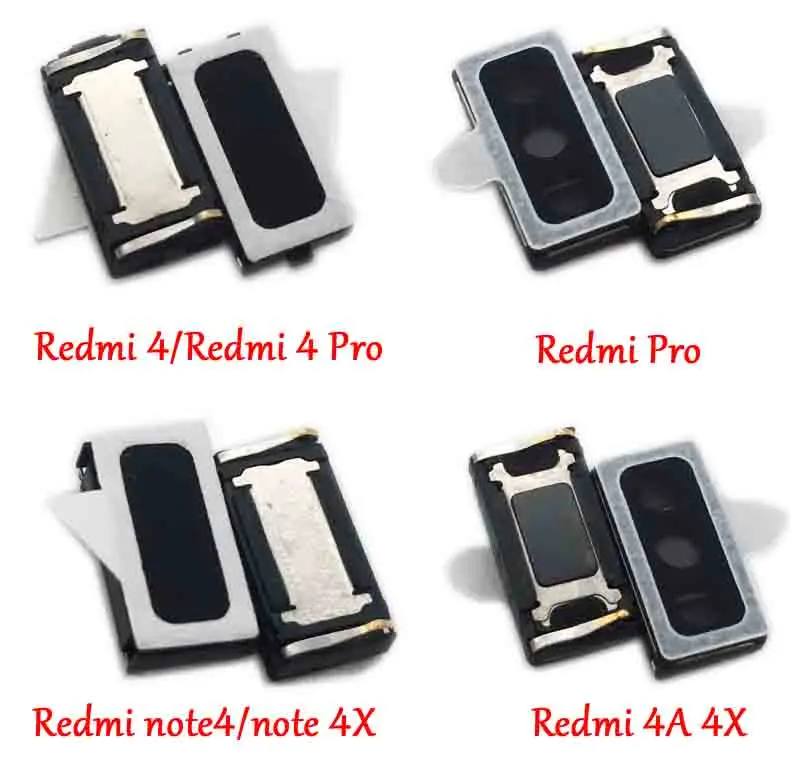 

100% New Top Front Earpiece Ear Speaker Receiver for Xiaomi Redmi 4 4A 4X Red mi 4 Pro/Note 4/note 4X Hongmi Redmi Pro