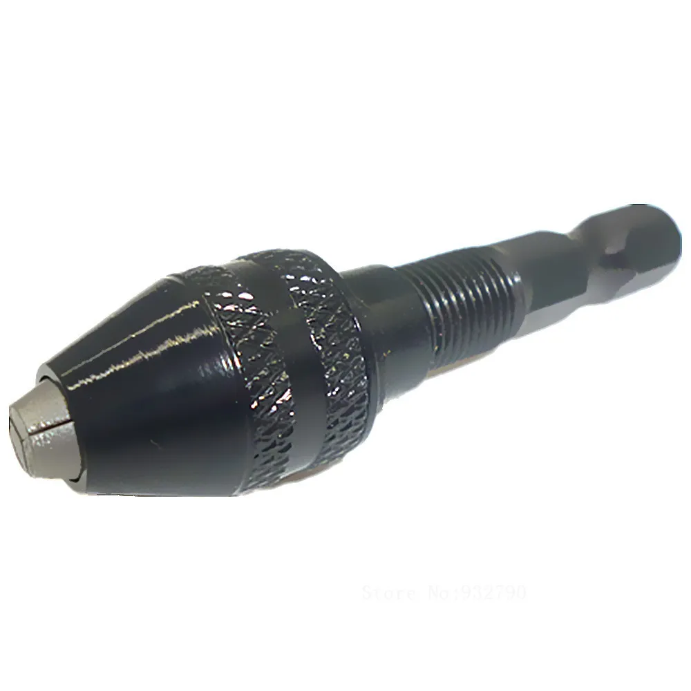 M8 Keyless Drill Bit Chuck 6mm 1/4" Quick Change Adapter Converter Hex