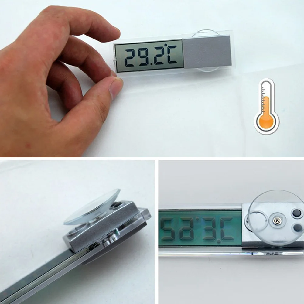 Osculum Тип Автомобильный термометр-20 до 110 градусов Цельсия Мини ЖК-дисплей Автомобильный цифровой термометр C/F