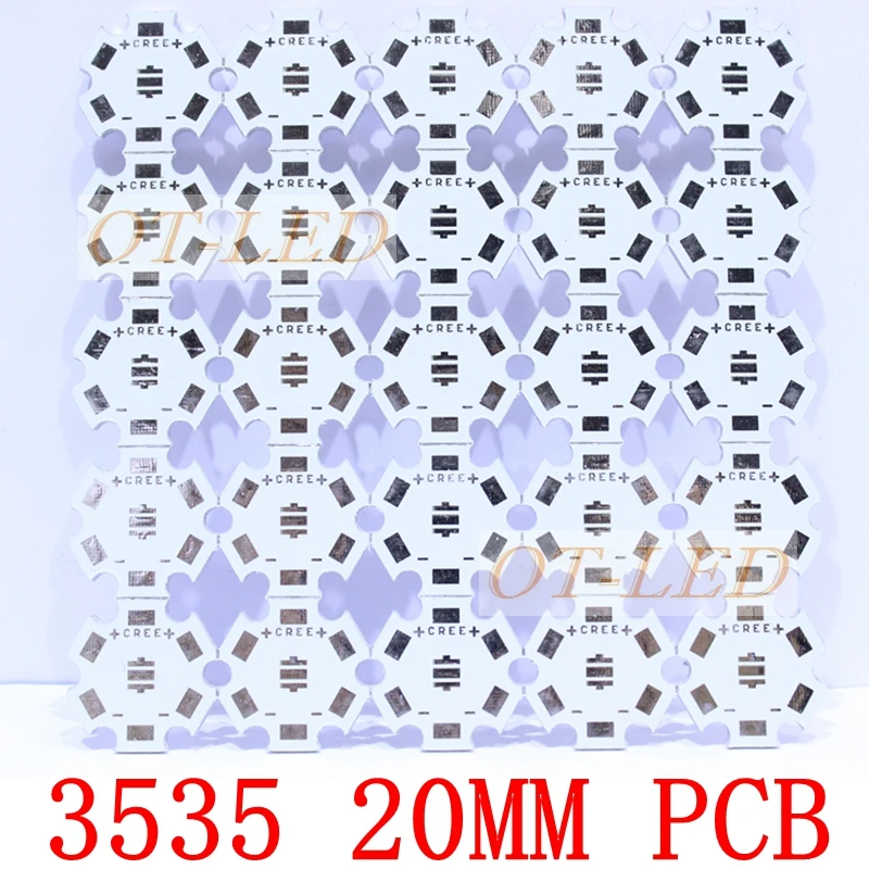 Бесплатная доставка! 20 мм CREE XPE/XPG/XTE LED PCB/алюминиевая Базовая пластина/печатная