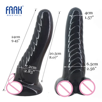 FAAK huge dildo big penis anal dildo s shape G spot stimulate sex toys for women vagina masturbate dick adult products sex shop faak 16 inch long dildo anal plug dual use double dildo big penis fake sex products sex toys for women lesbian sword dick cock