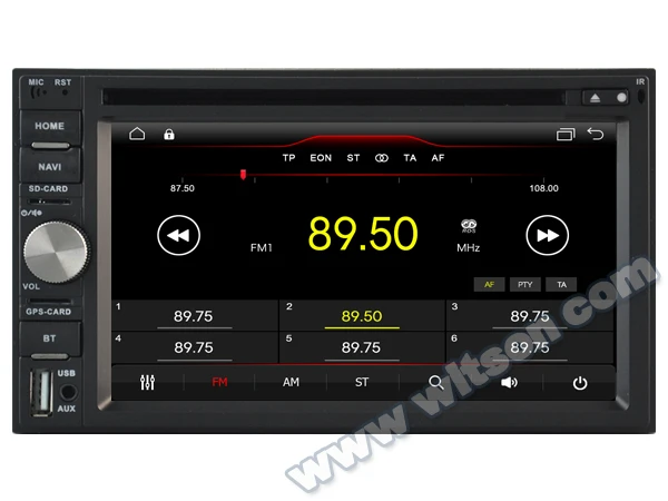 Sale 6.2" Android 8.1 OS Double Din Car Multimedia 2 Din Car Navigation GPS Two Din Car DVD Radio with 128GB External HDD Support 1