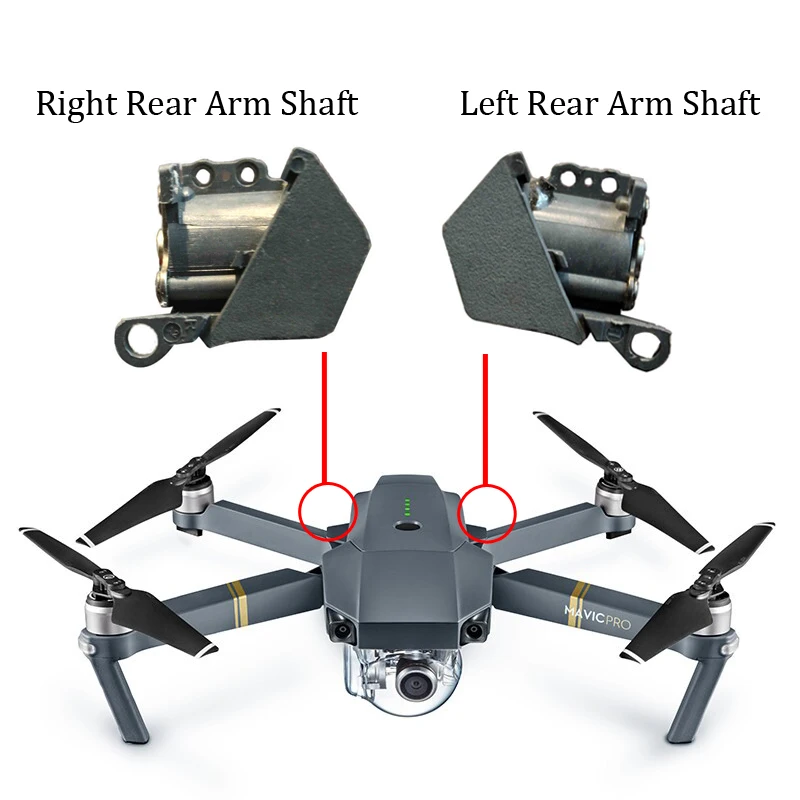 DJI задняя рукоятка вал Ось запасная часть для DJI Mavic Pro Дрон левая/правая задняя рукоятка вал запасные части