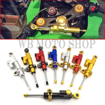 

Universal Motorcycle CNC Damper Steering Stabilizer Linear Reversed Safety Control for ducati monster 1100 620 696 796 yamaha r1