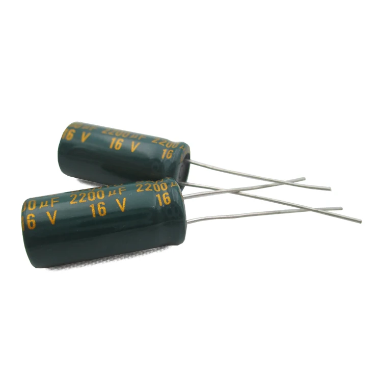 5PCS high quality high frequency electrolytic capacitors 16V / 2200UF