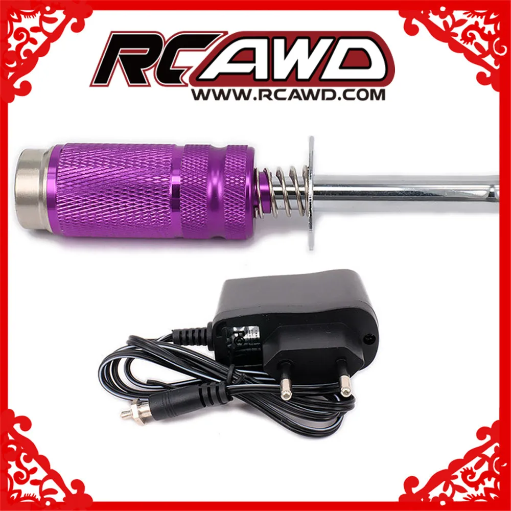 RCAWD Glow Plug Igniter Starter Igniter HSP 80102T For RC Model Car
