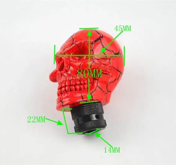 Автомобиль авто Универсальный Человеческий Череп палка переключения передач рукоятка механизма переключения серебро розовый ручка нечестивых