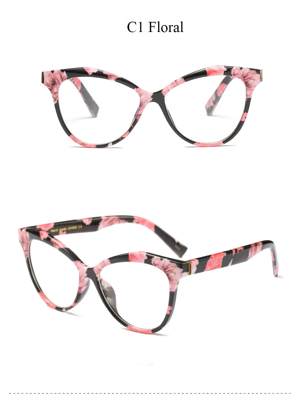 Glasses Frame Male AMANKEI Fashion Cat Eye Solid Eyeglasses Frame Women Unisex Plastic Optical Glasses Frame Female 92113 (9)