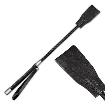 Bdsm Leather Horse Whip With Sword Handle crop whip Flogger Spanking Paddle Slave Fun Sex Products Toys Adult For Game Couples 3
