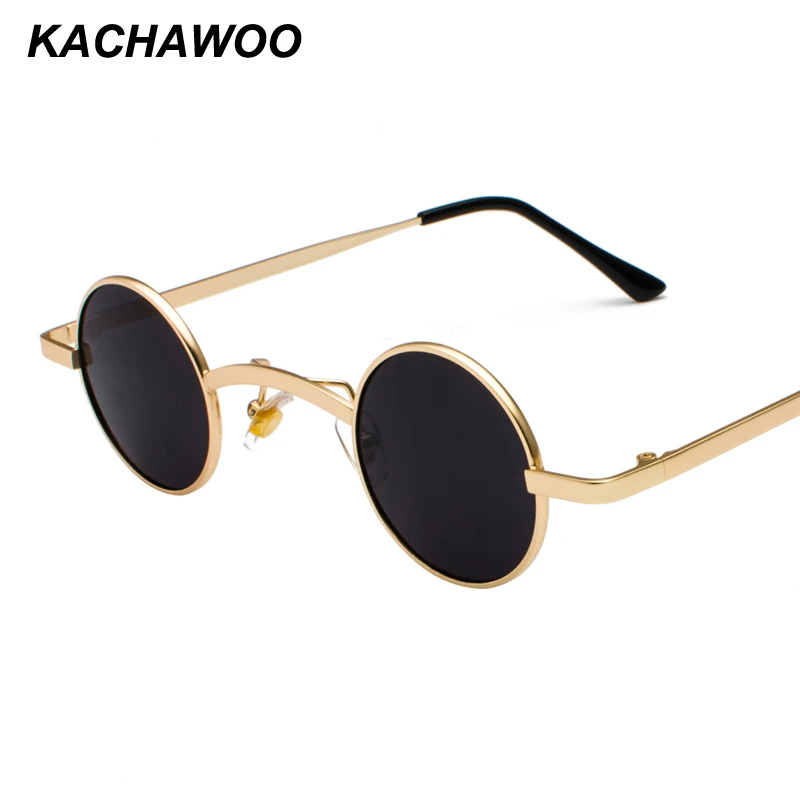 Kachawoo/оптовая продажа 6 шт. маленькие круглые солнцезащитные очки для мужчин