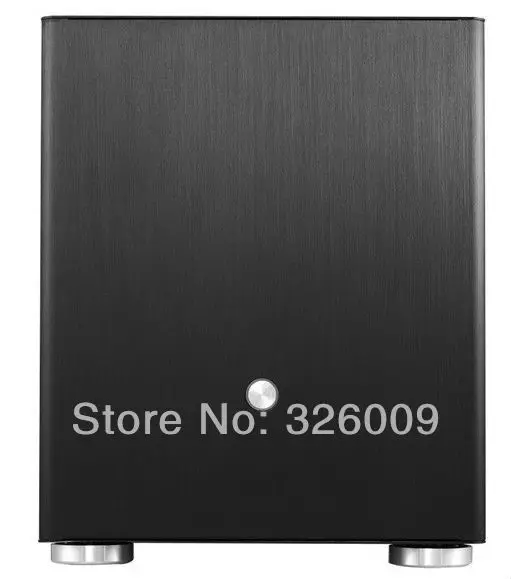 Оригинальный черный HTPC чехол Jonsbo V4B V4 MATX с полностью алюминиевым 1 5 мм 3 ''HDD USB3.0