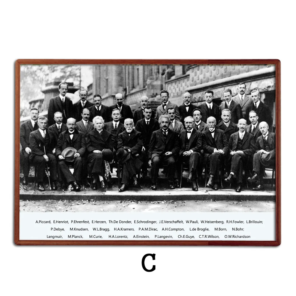 NOOG Эйнштейн в Solvay Conference 1927 физик холст художественный принт и плакат для детской холщовой живописи для детской комнаты нордический Декор