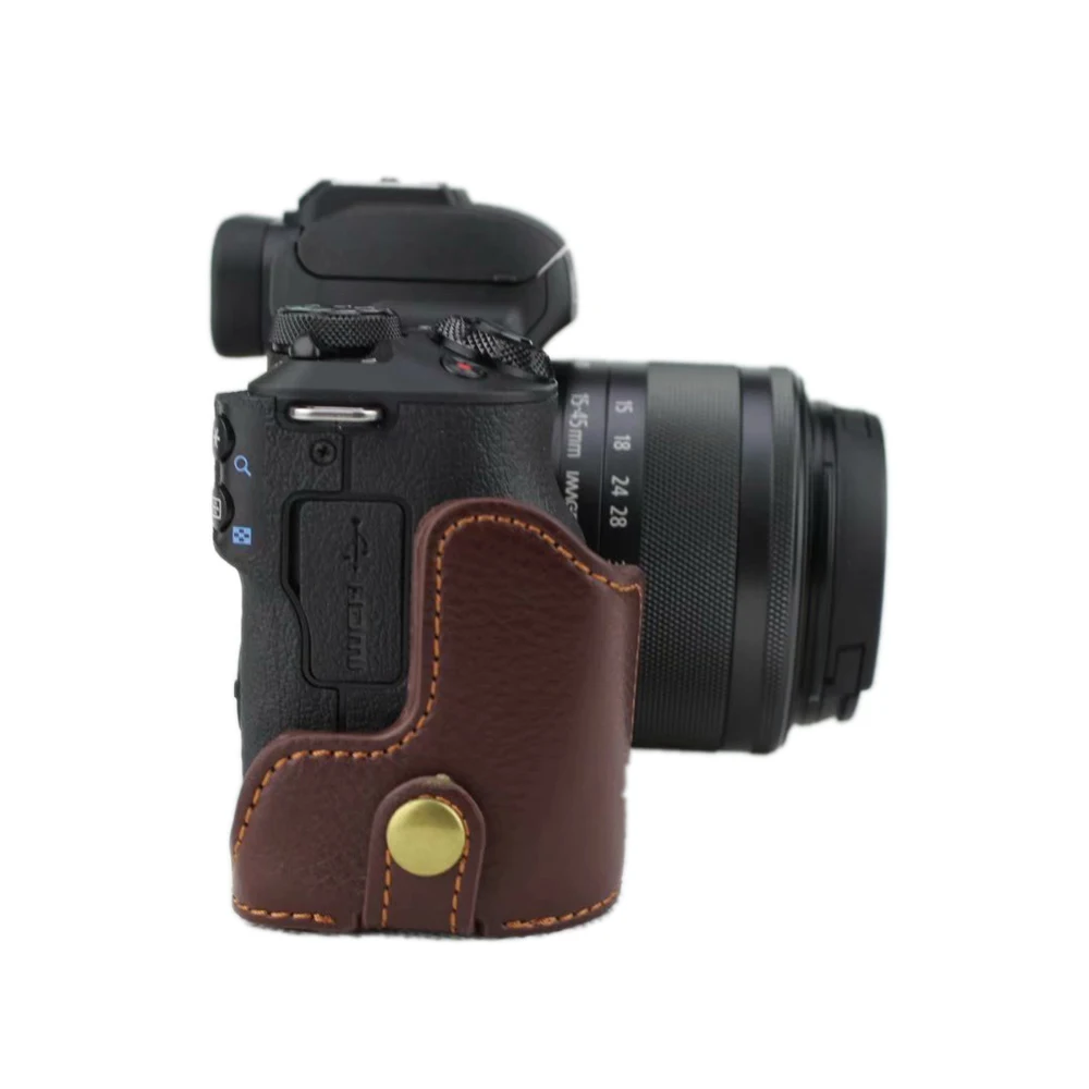 Pu Leather Case For Canon EOS M50 (2)