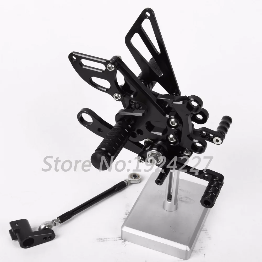 

Motorcycle Footrest Adjustable Foot Pegs Rearsets For Aprilia RSV4 2009-2012 Hot High-quality Motorcycle Foot Pegs Black