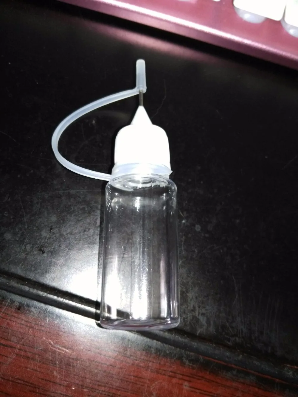 10 шт 10 мл Новая форма PE e-dropper бутылка с обычной винтовой крышкой и пластиковой иглой, TW014