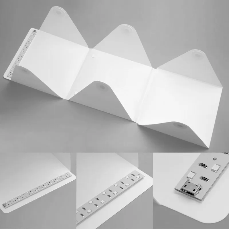Portable Folding Lightbox Photography Studio Softbox LED Light Soft Box for iPhone Samsang HTC DSLR Camera Photo Background