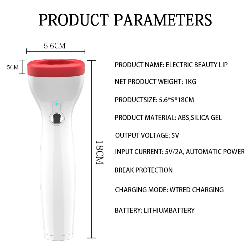 Горячая Распродажа, силиконовая машина для губ, автоматическая машина для губ, Электрический вибрирующий увеличивающий бальзам для губ, для более полных губок