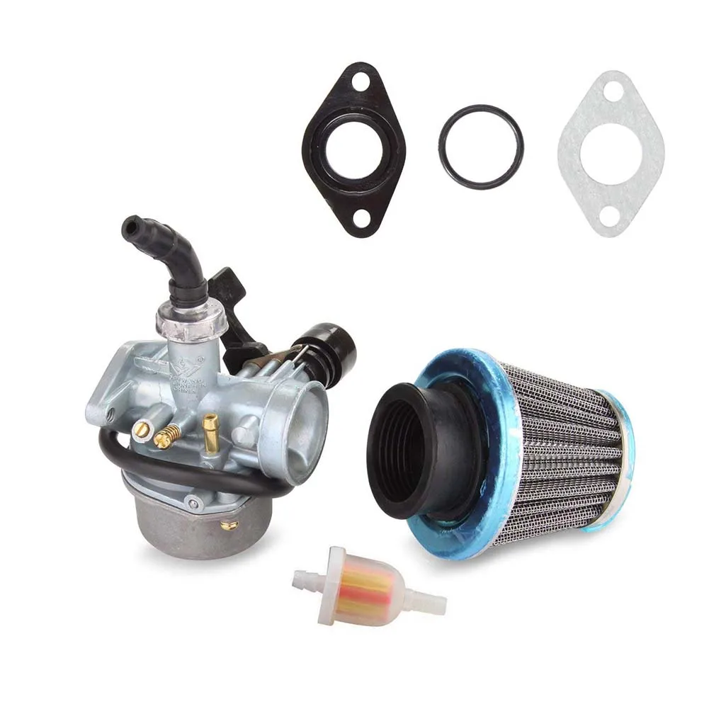 

70CC 90CC 110CC PZ19 Carb Carburetor With Cable Choke & Air Filter Sunl NST Chinese Cable Choke For ATV Motorcycle