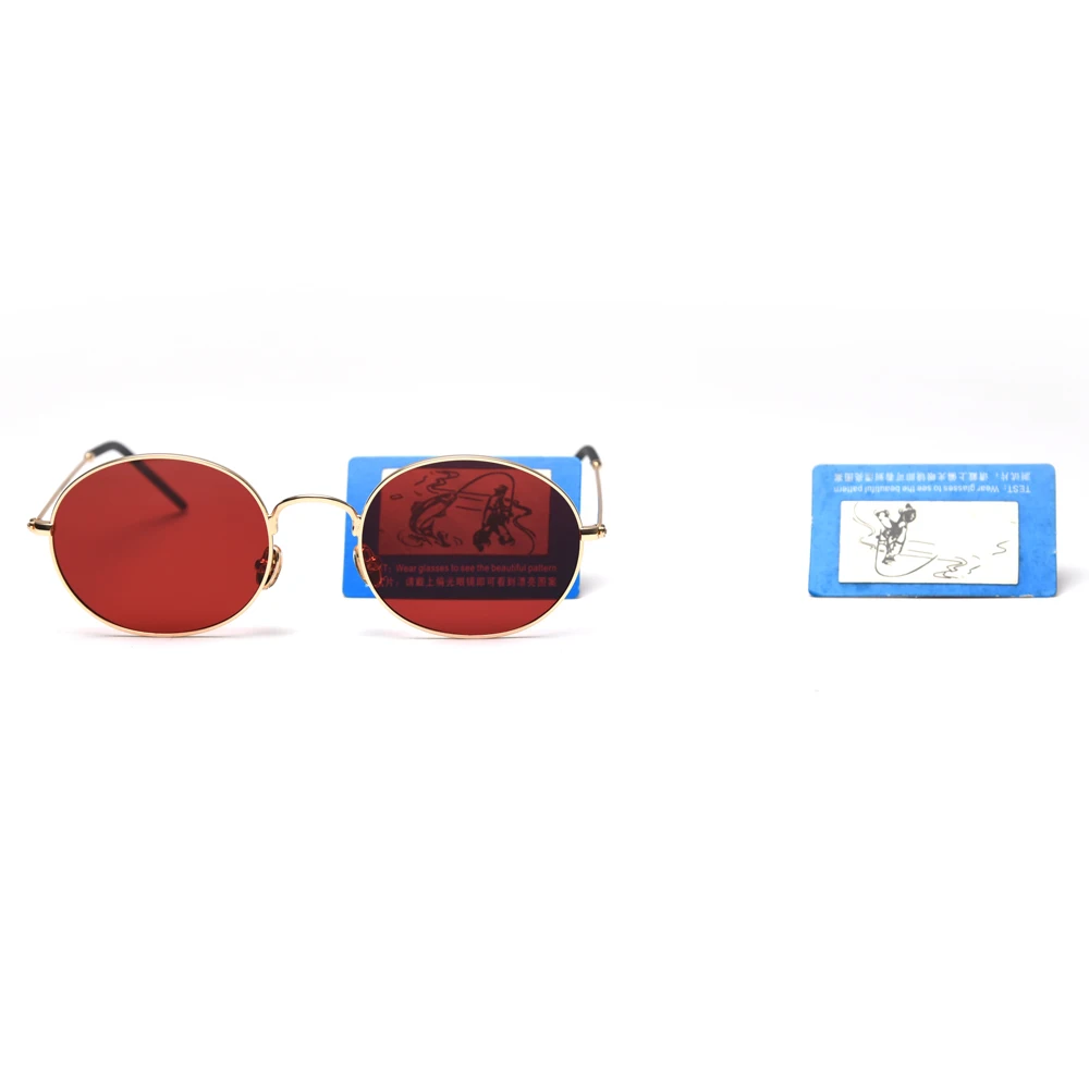 Peekaboo маленькие Овальные Солнцезащитные очки женские поляризованные uv400 металлическая оправа Круглые Солнцезащитные очки для мужчин красный оранжевый синий Летний стиль
