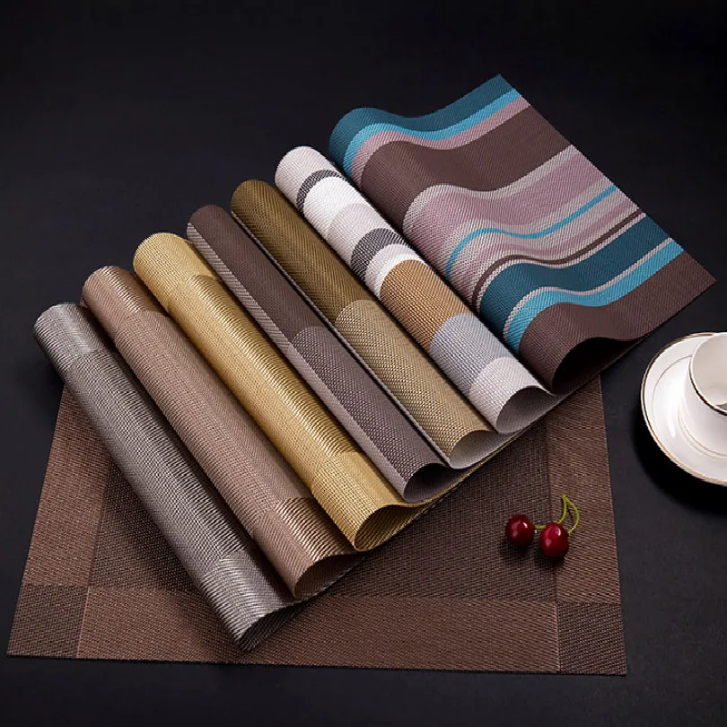 

free shipping hotel coffee shop family restaurant 45*30CM PVC tea towel napkins tea towels kitchen wedding napkins 4pcs/lot
