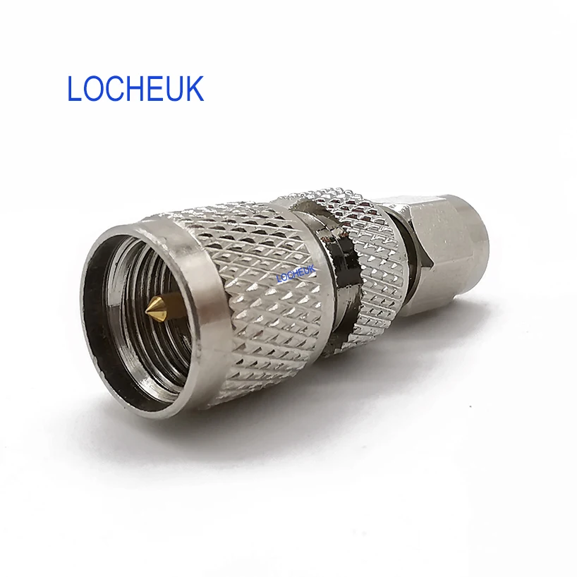 SMA штекер к мини UHF RF коаксиальный адаптер Mini прямой разъем|Соединители| |