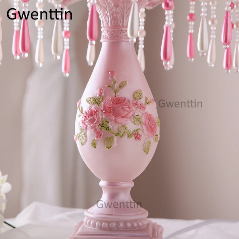 Candeeiros de Mesa Luminárias para o Quarto da Menina Princesa Moderna Suporte Cabeceira Lâmpada Mesa Casamento Decoração Casa Luminária Led 22 Princesa moderna candeeiros de mesa led suporte
