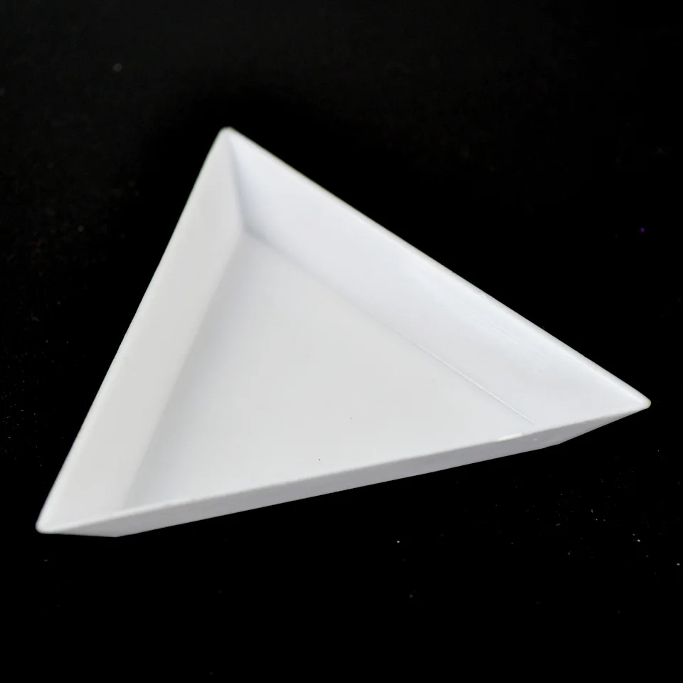 Пластина для точечного рисования ногтей для посуды из горного хрусталя Треугольная пластина инструмент для маникюра мобильный телефон оболочка паста сверла материал упаковки GJ2001