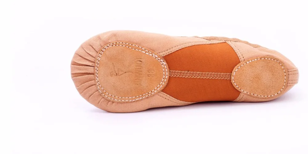 Bloch Pro/эластичная мягкая танцевальная обувь для балета; парусиновая женская обувь с раздельной подошвой; Длина стопы 20,8-28 см