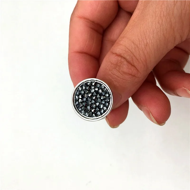 Женское коктейльное кольцо Ms betti с кристаллами SWAROVSKI круглые камни Осень зима