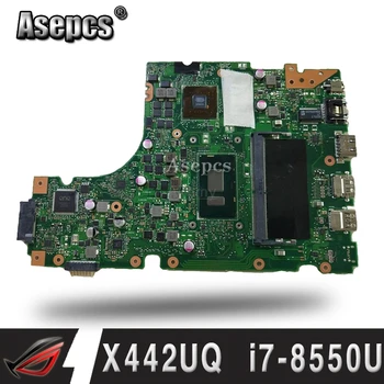 شراءكمبيوتر محمول اللوحة الأم ل For Asus X442 X442U X442UR X442UQ X442UQK X442UQR اللوحة 100% اختبار مع I7-8550U Cpu 4GB RAM