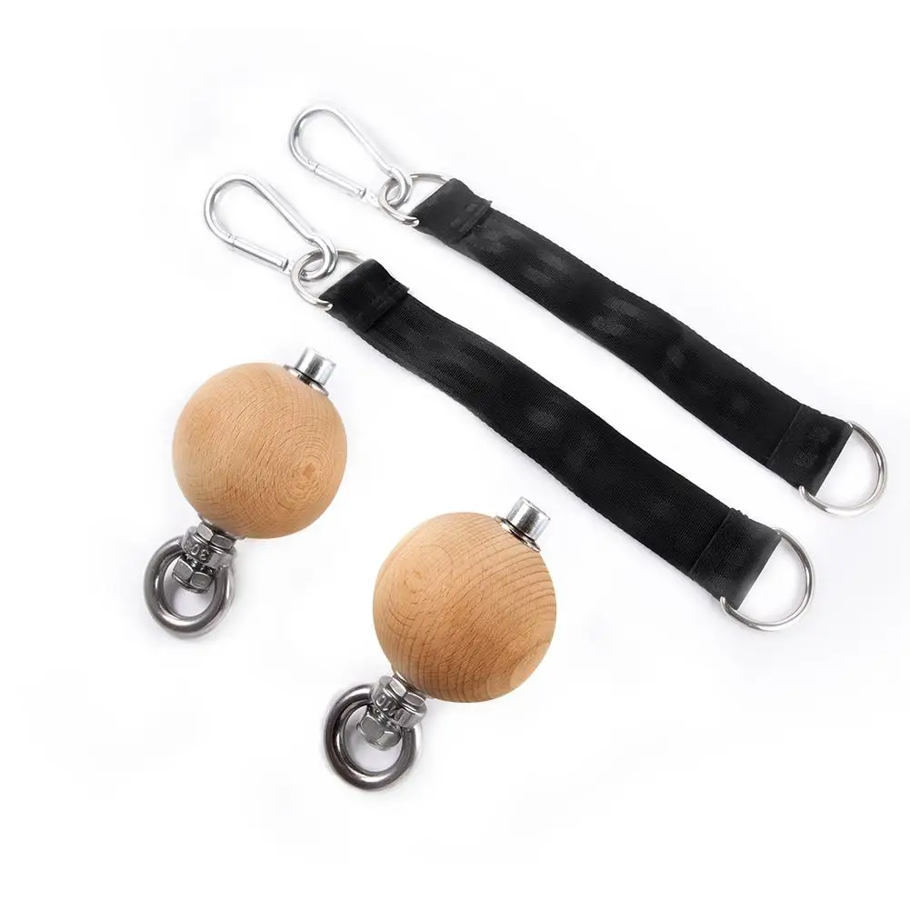 Pull-up Ball Fitness Accessories Wrist Balls Wooden Wrist Strength Training Tools Arm Strength Rock Climbing Exercise